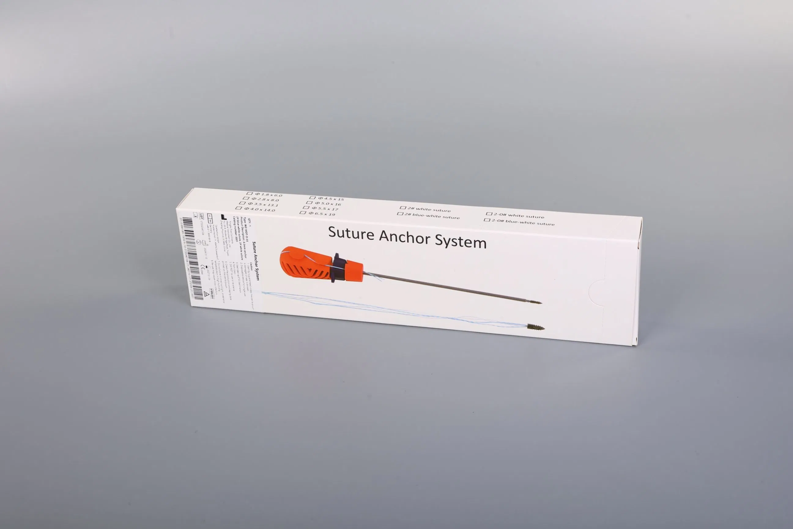 High Performance Uncoated Design Suture Anchor Bolt with Line for Soft Tissue Surgery