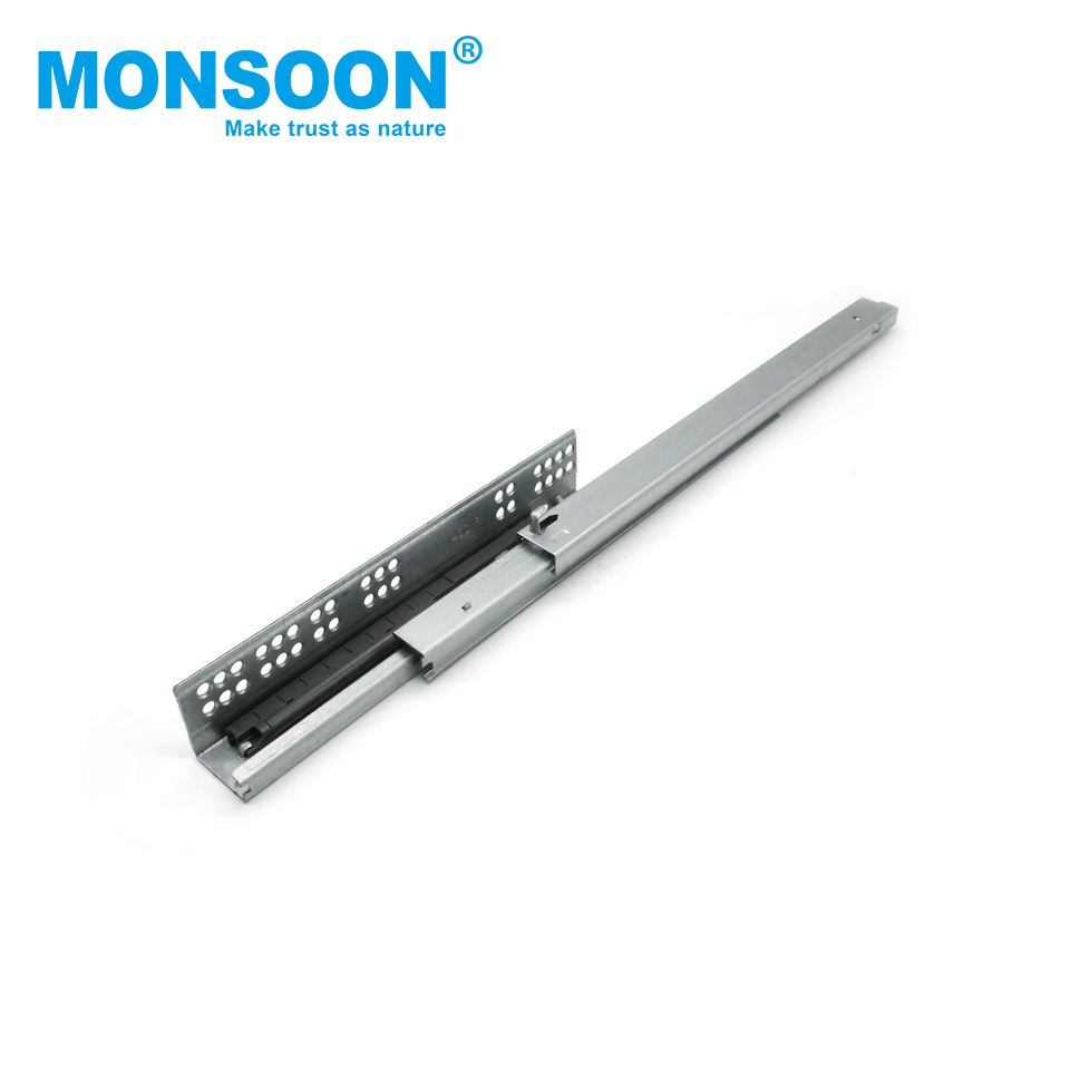 84mm Height Kitchen Cabinet Fitting Under Mount Grey Zinc Plated Electrical Slim Box High Penetration Ultrabox-Glass Drawer System