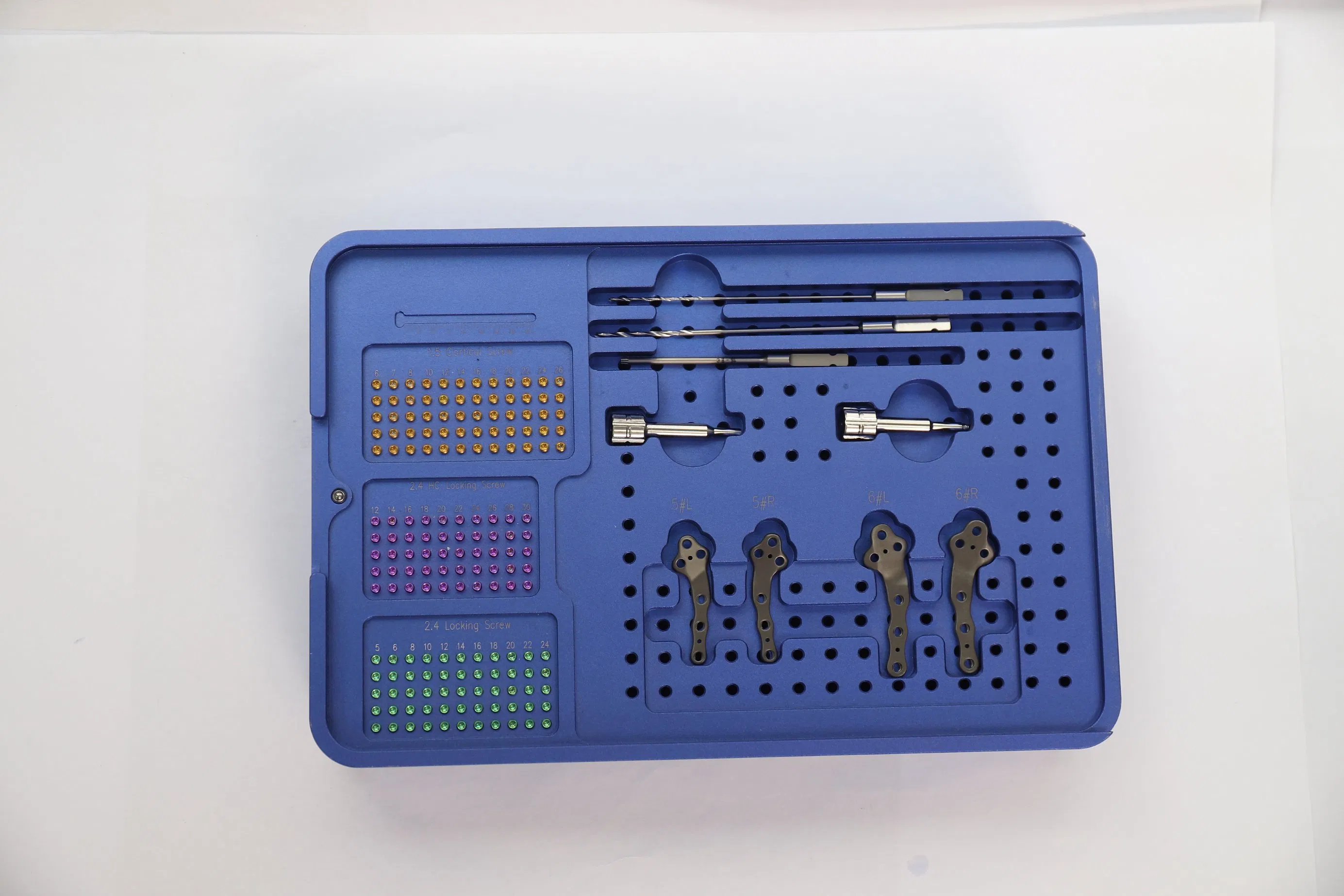 2025 Toolmed Titanium Veterinary Orthopedic Implants Composite Holes Tplo Bone Plate Instrument Set