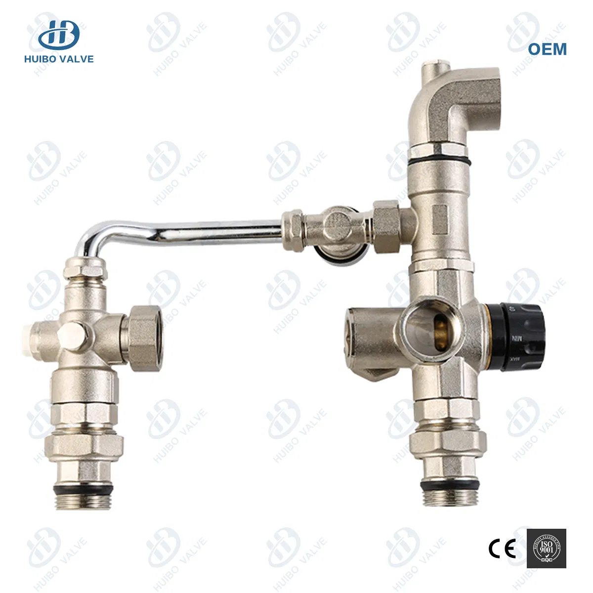 Nickel Plated Floor Heating Radiator Manifold Water Mixing System
