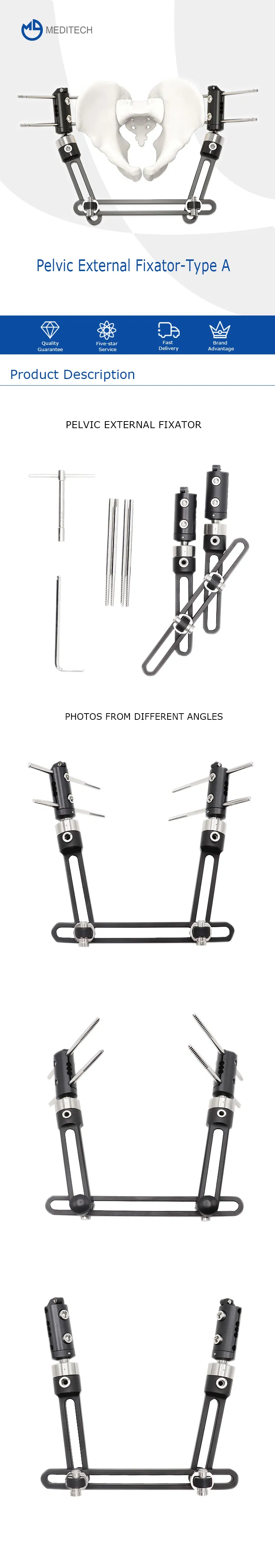 Pelvic Fragment External Fixator Details