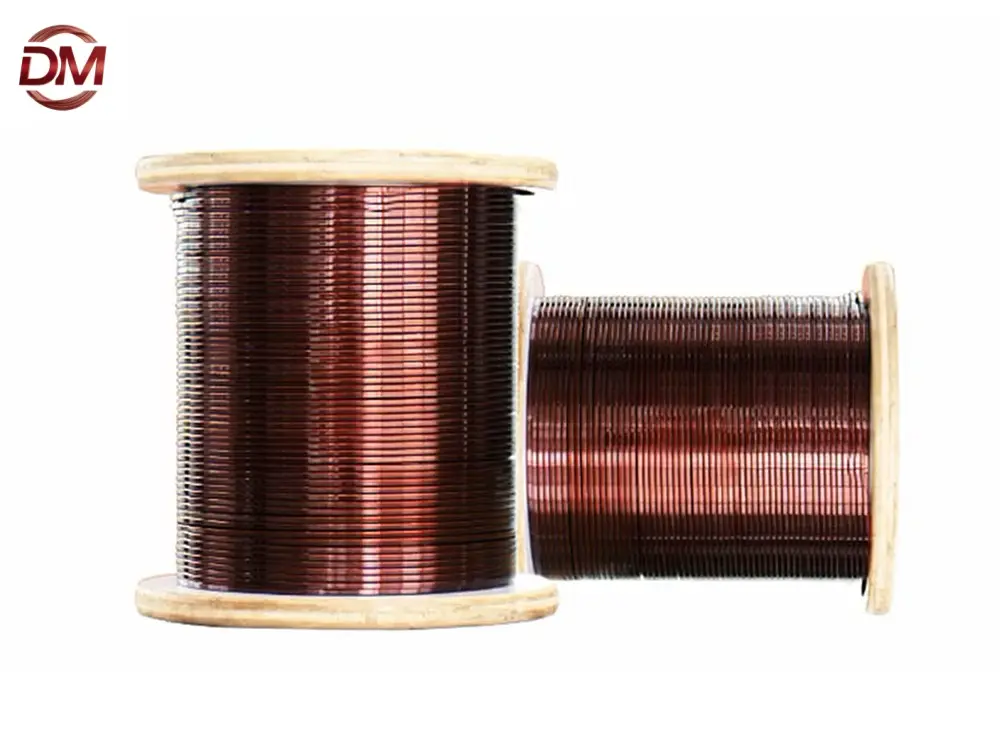 Wholesale 180 Class Enameled Flat Copper Wire Exporter, Exporters