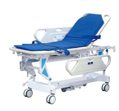 Vehículo de Transferencia Médica para Hospital con Sistema de Frenado de Control Central de Un Pie
