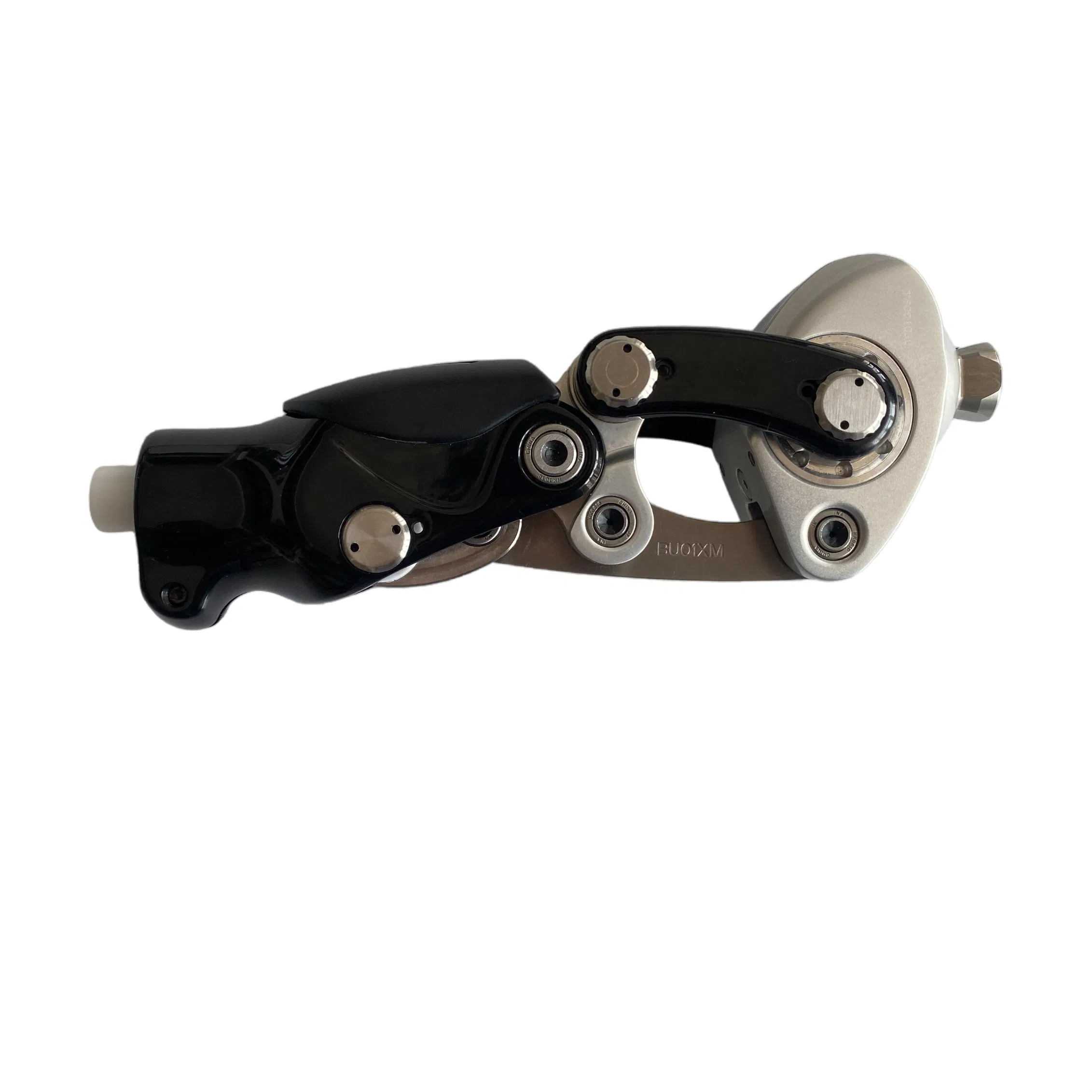 Sistema de articulación de rodilla hidráulica de siete ejes de aleación de aluminio y magnesio premium