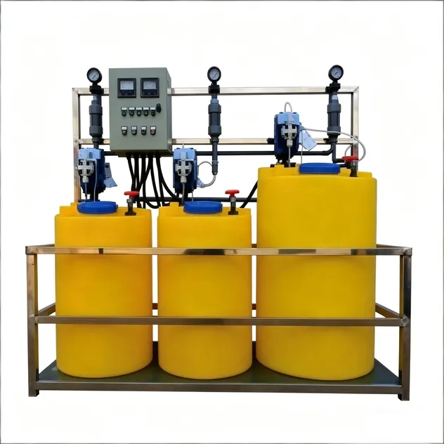 Tasa de flujo de dosificación precisa en Wdjy-500L a 10000L sistema integrado