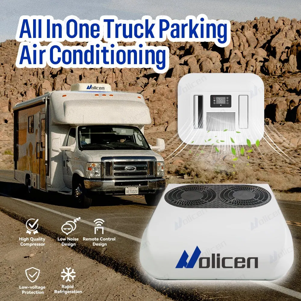 Precio de fábrica barato sistema de aire acondicionado para coches 12V aire acondicionado de ventana aire acondicionado para camiones en estacionamiento