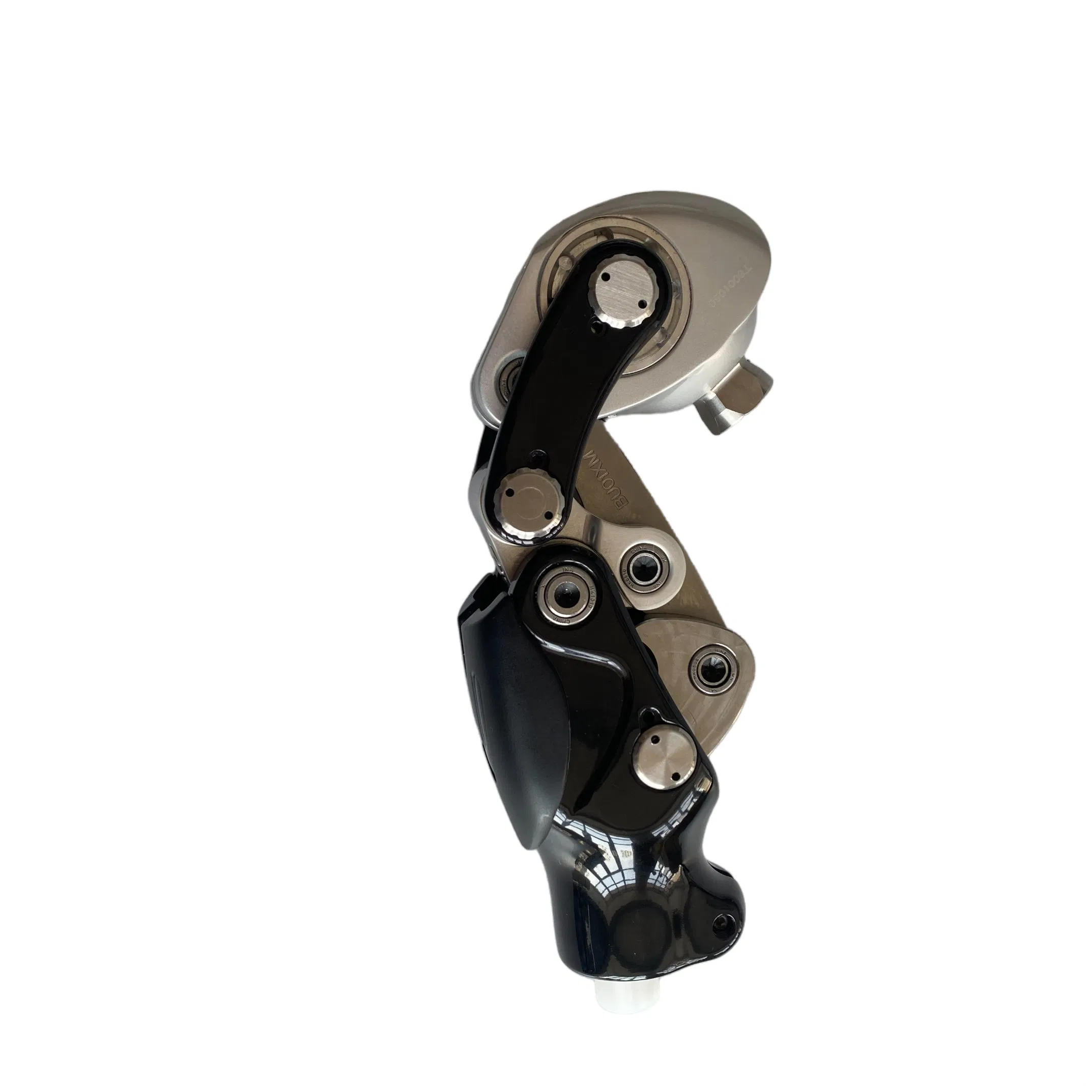 Sistema de articulación de rodilla hidráulica de siete ejes de aleación de aluminio y magnesio premium