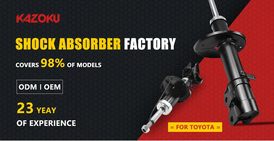 Amortiguador de gas cargado para Toyota Yaris amortiguador trasero
