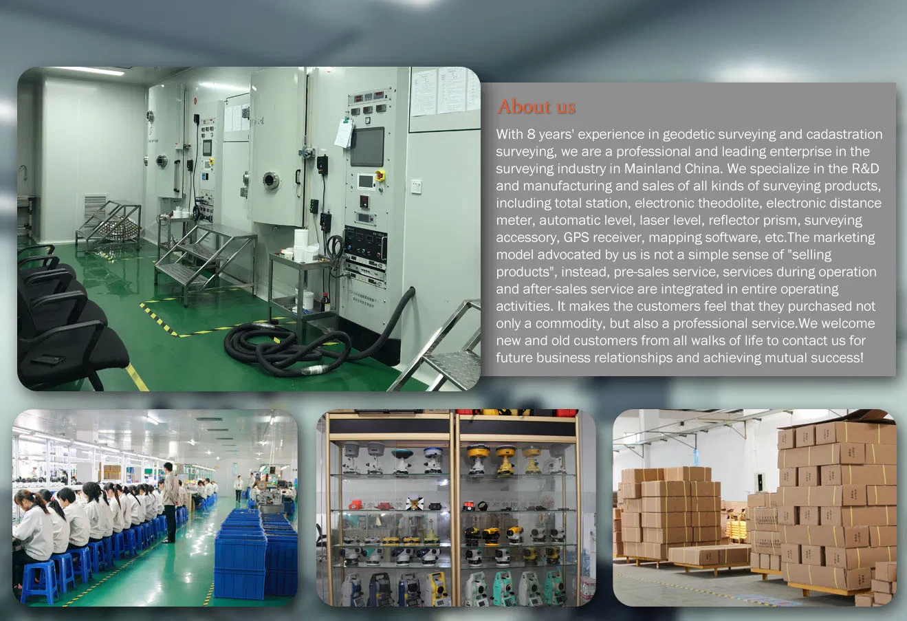 Instalaciones de producción y control de calidad