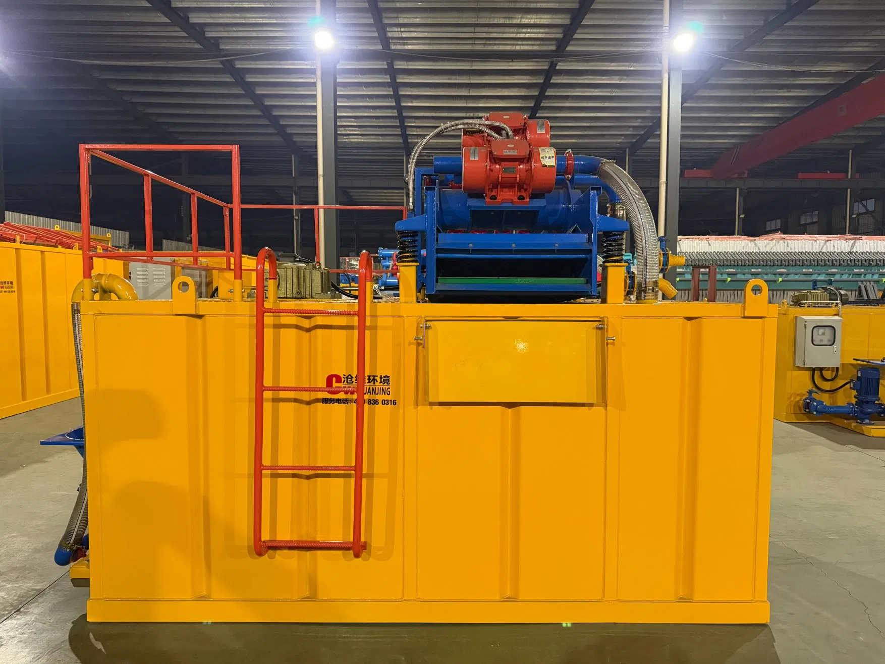 Sistema de Lodo Integrado para Mezcla y Separación de Lodo en Utilidades/Perforación Horizontal Direccional/Túneles Micro en Construcción de Campos Petroleros