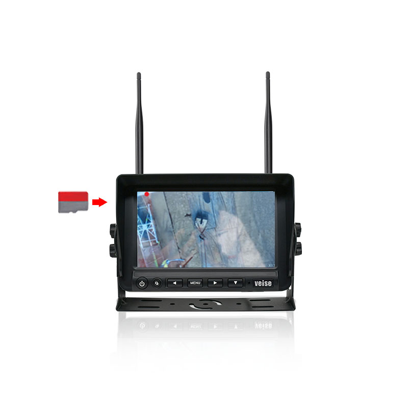 Soporte de cámara con amortiguación para cámara de zoom inalámbrica 20X sistema de monitor de cámara con paquete de batería magnético para grúa de pluma, grúa torre