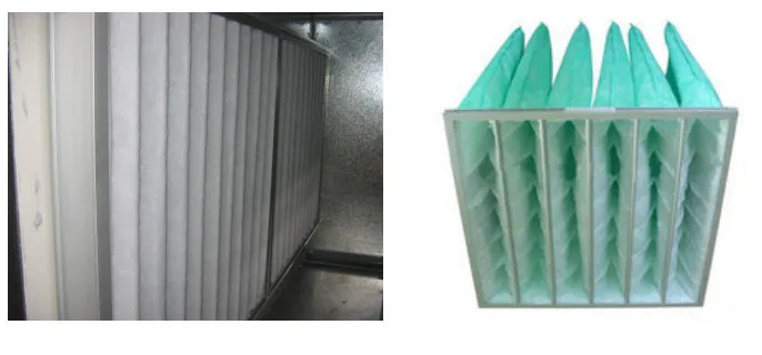 Filtro de aire del sistema de deshumidificación