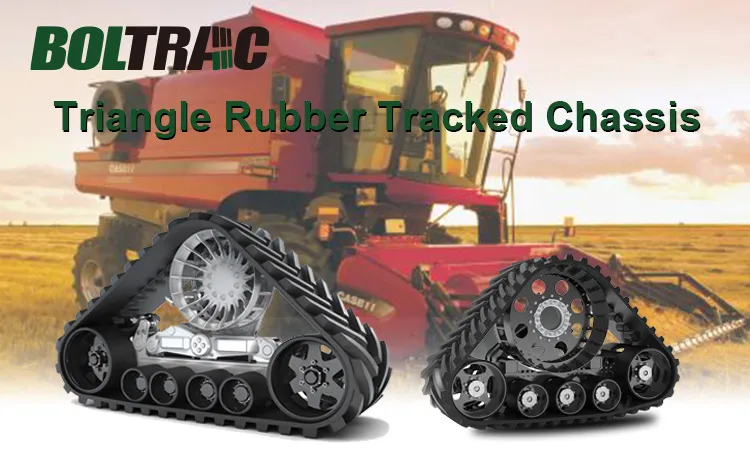Sistema de conversión de chasis de oruga de goma Ultimatrack Triangle para cosechadora Case Ih Af9/Af10/Af11/Af5088 AG