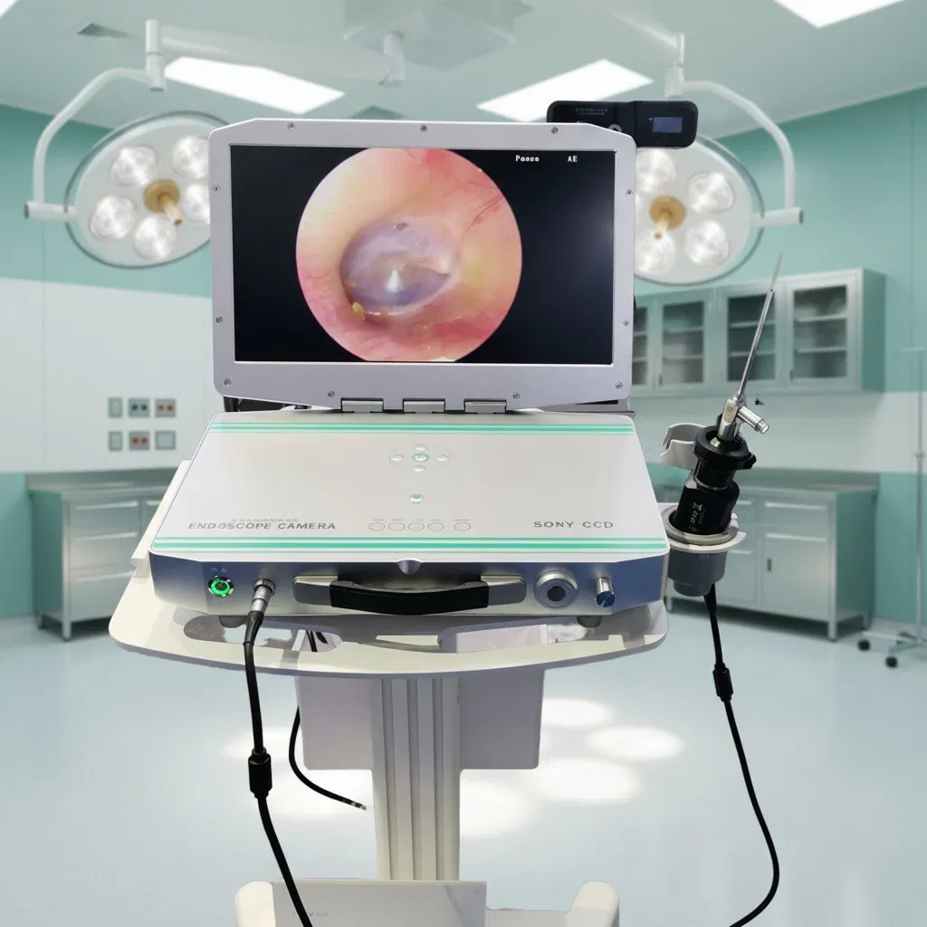 Tj-268A Sistema de Cámara Endoscópica Portátil 3-in-1 Máquina Integrada para Cirugía Urológica en Clínica