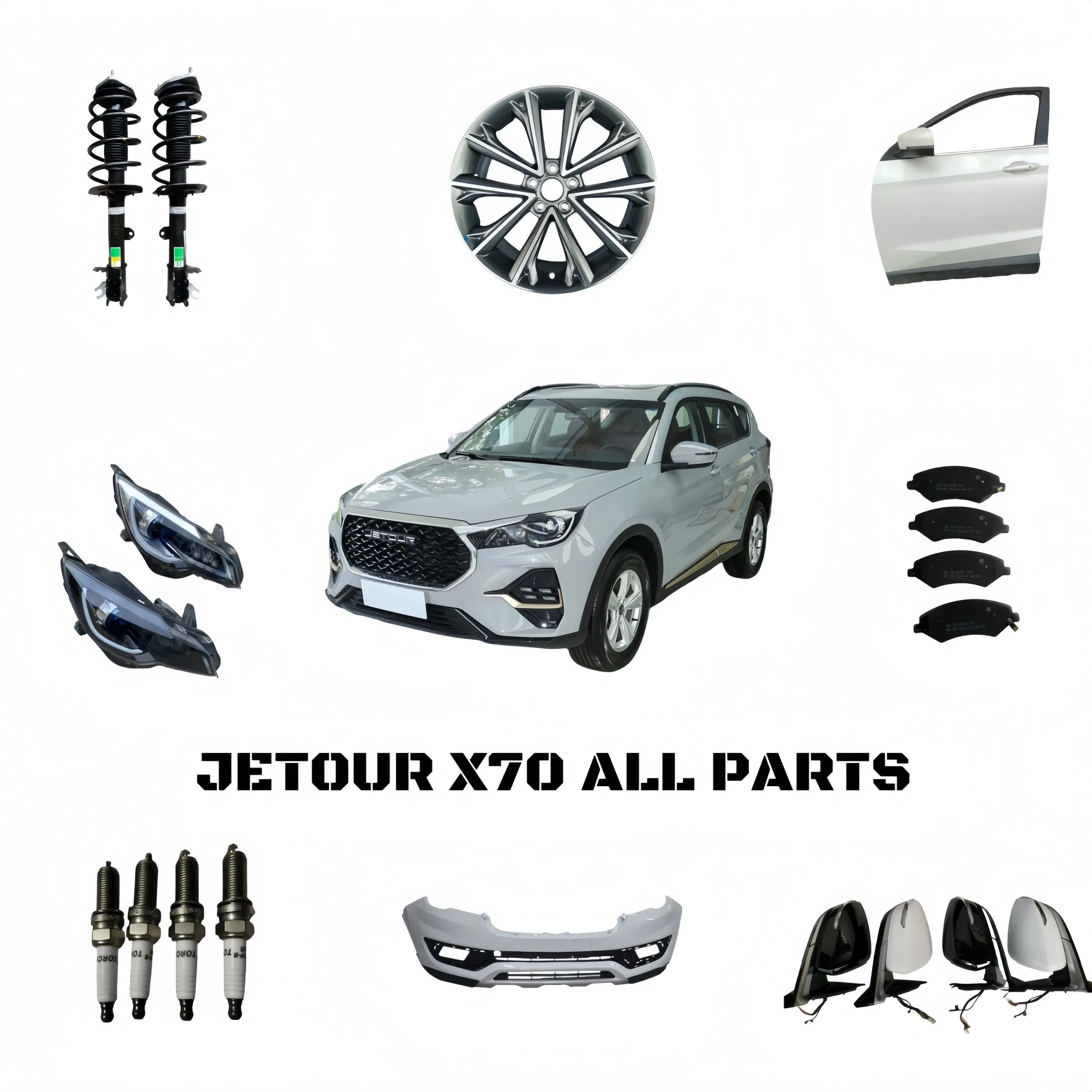 F01-2905010 F01-2905020 Amortiguador Frontal Automotriz Para Chery Jetour Traveller T2 Repuesto de Auto Parte de Reemplazo OEM Amortiguador