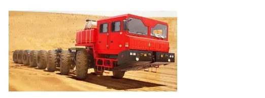 Aplicación en vehículos especiales multi-axle