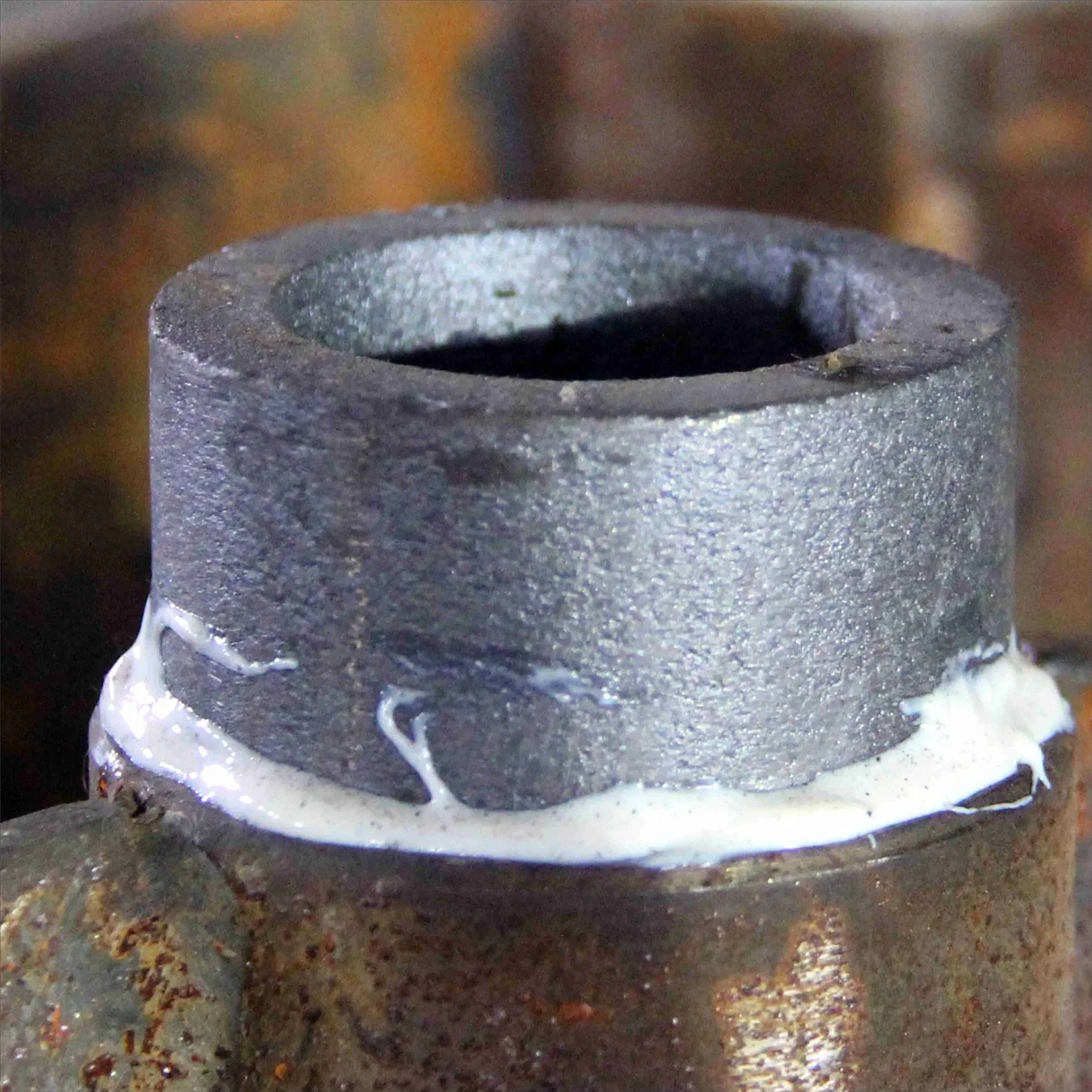 Manejo de gases de combustión corrosivos químicos, compuerta redonda resistente al desgaste revestida de carburo de silicio