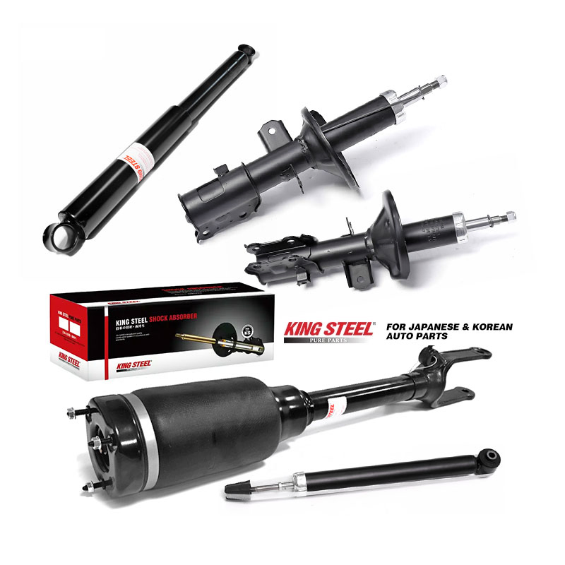 Partes de suspensión de automóvil al por mayor de China, amortiguadores delanteros y traseros para Toyota Corolla Yaris RAV4 Hilux Hyundai Suzuki Honda Nissan