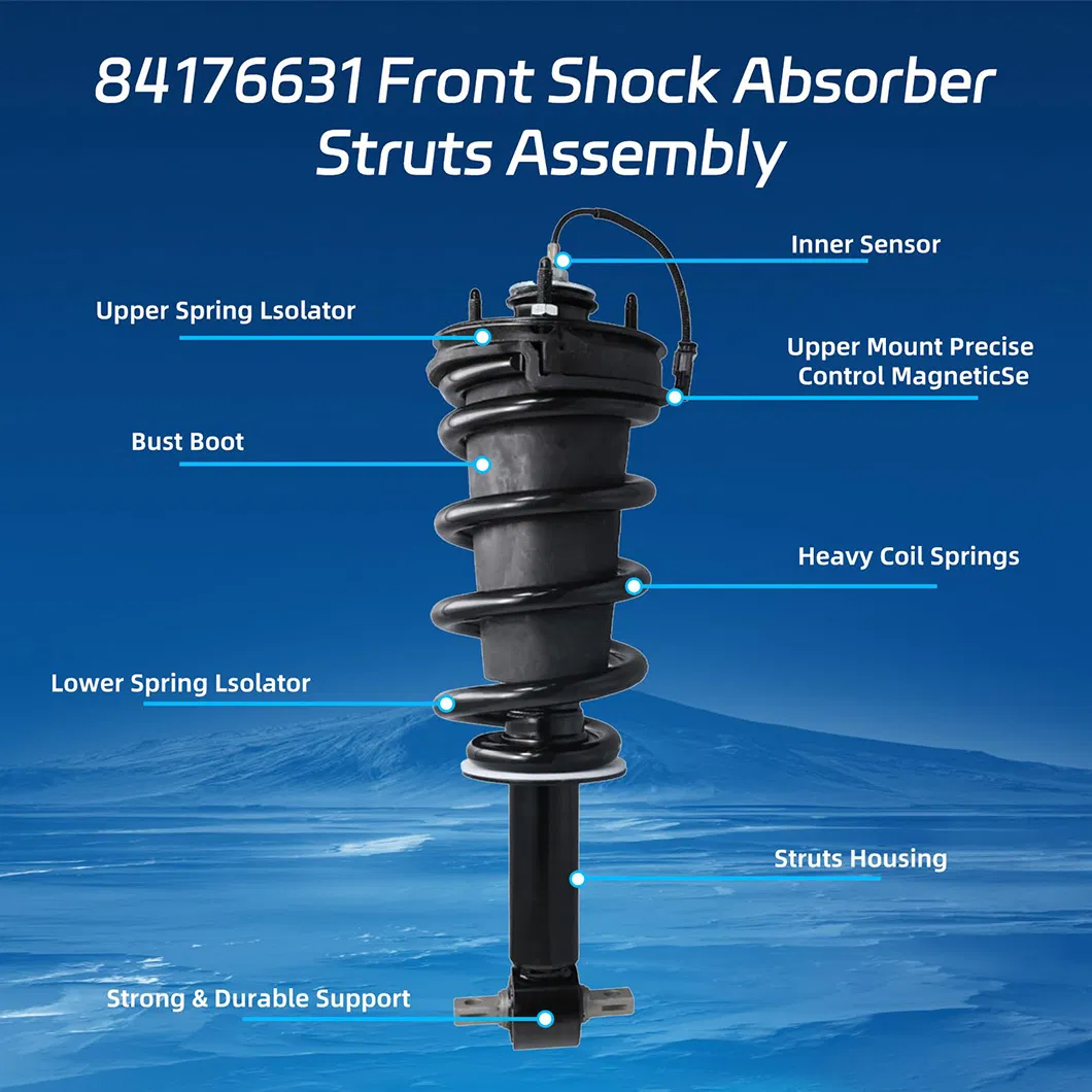 Ty 2015-2020 2PCS Conjunto de Amortiguadores de Suspensión delantera con Control de Suspensión de Magnetorresistencia