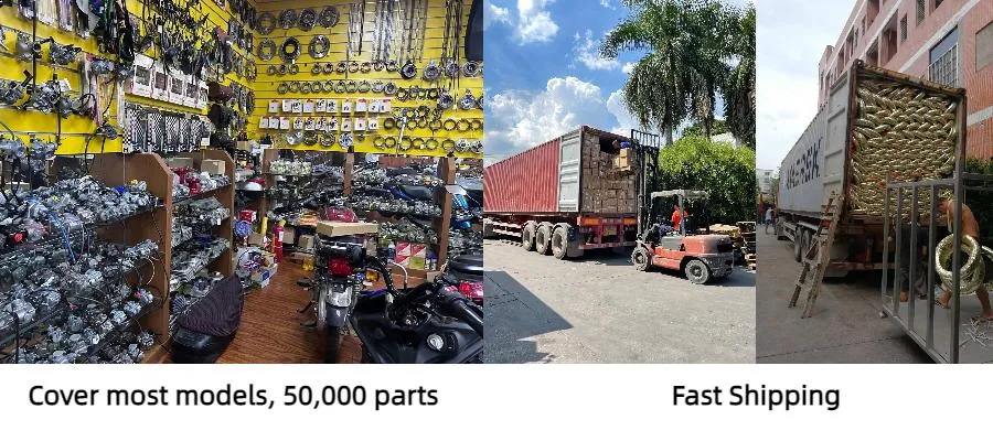 Amortiguador de gas cargado Enzolo Red para Boxer 150cc Piezas de motocicleta