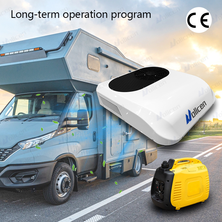 Sistema de aire acondicionado eléctrico de buena calidad directamente de fábrica para cabina de camión y furgoneta
