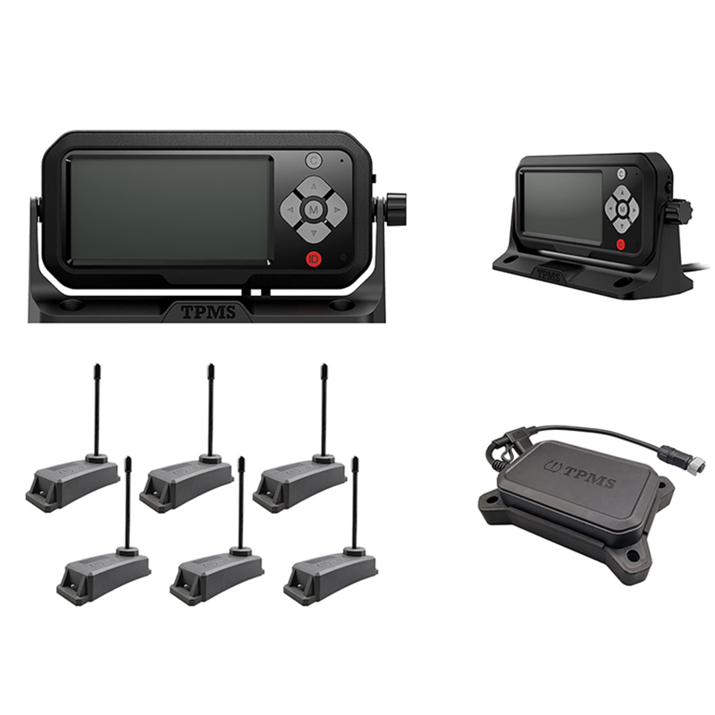 7 Neumático 14 Neumático 26 Neumático Vacío Neumático Correa de Remolque Sensor Minería Coche Semirremolque Sistema Inteligente de Monitoreo de Presión de Neumáticos TPMS