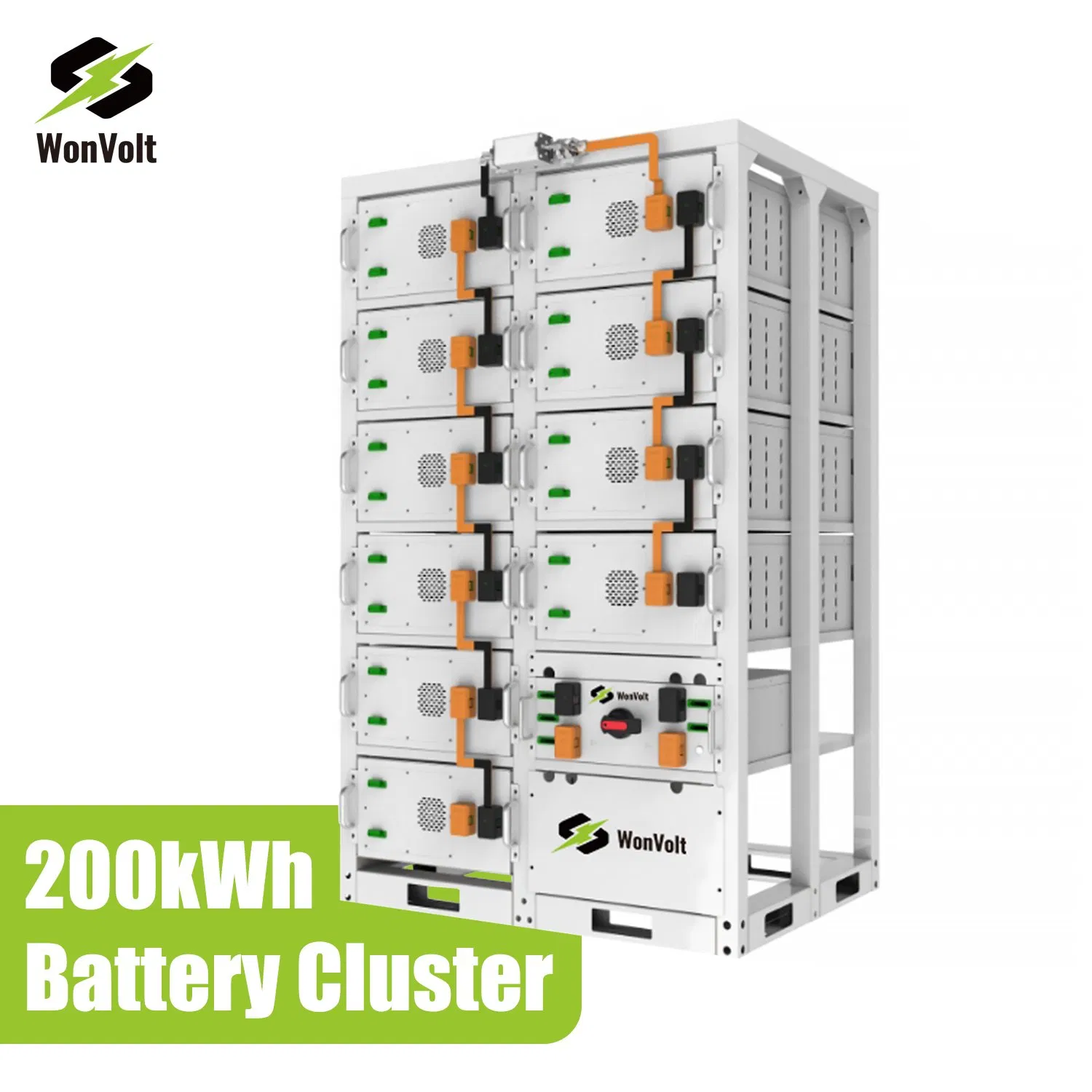 800kwh 1mwh 2mwh LiFePO4 Contenedor de Batería Sistema Solar PV 500kw 630kw 1000kw 1MW Sistema de Refrigeración Integrado en Zambia
