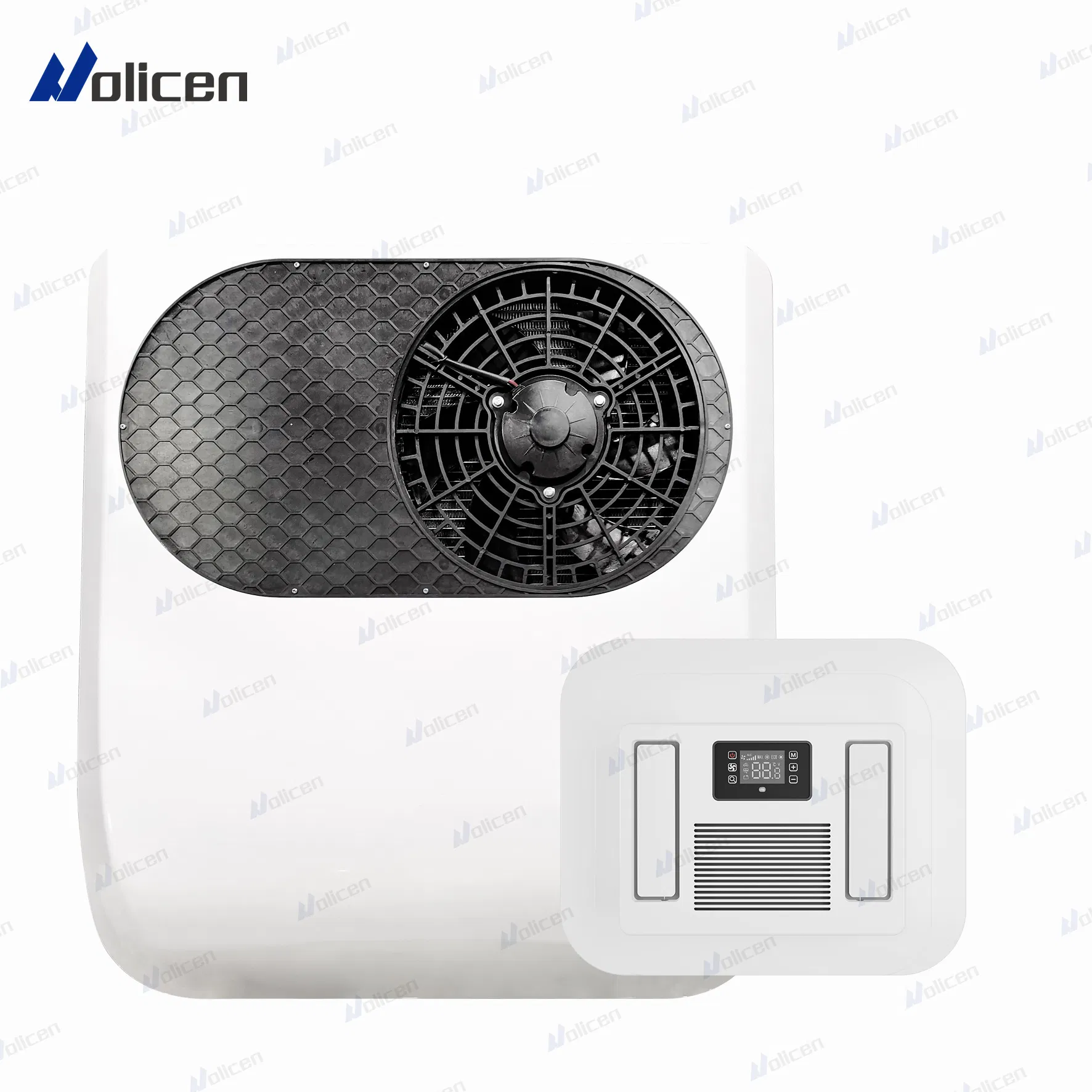 Aire Acondicionado Portátil de Techo 12V 24V Sistema de Aire Acondicionado para Camiones Eléctricos