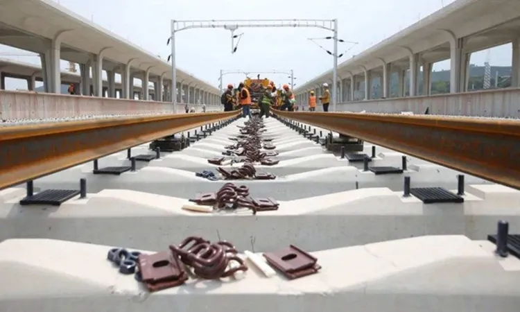 Sistema de fijación de almohadillas EVA con amortiguación de vibraciones para vías de ferrocarril