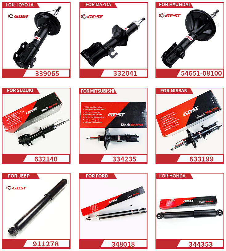 Piezas de suspensión GDST Amortiguador trasero izquierdo 55351-2e501 334505 para Tucson