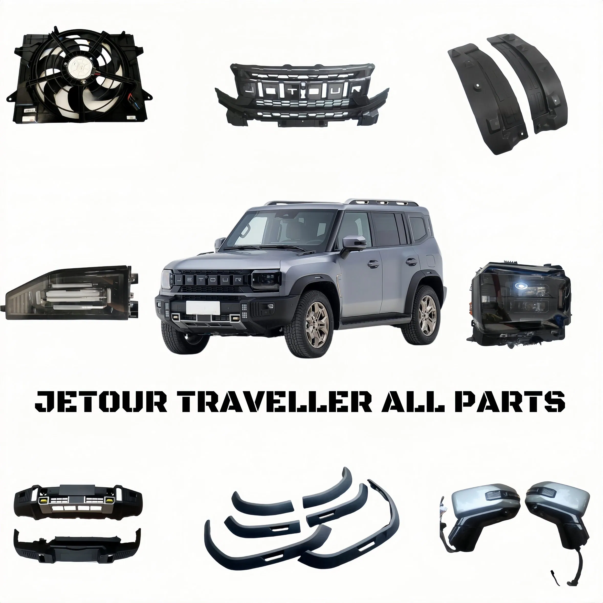 Amortiguador trasero para Jetour Traveller T2 Repuesto de automóvil OEM