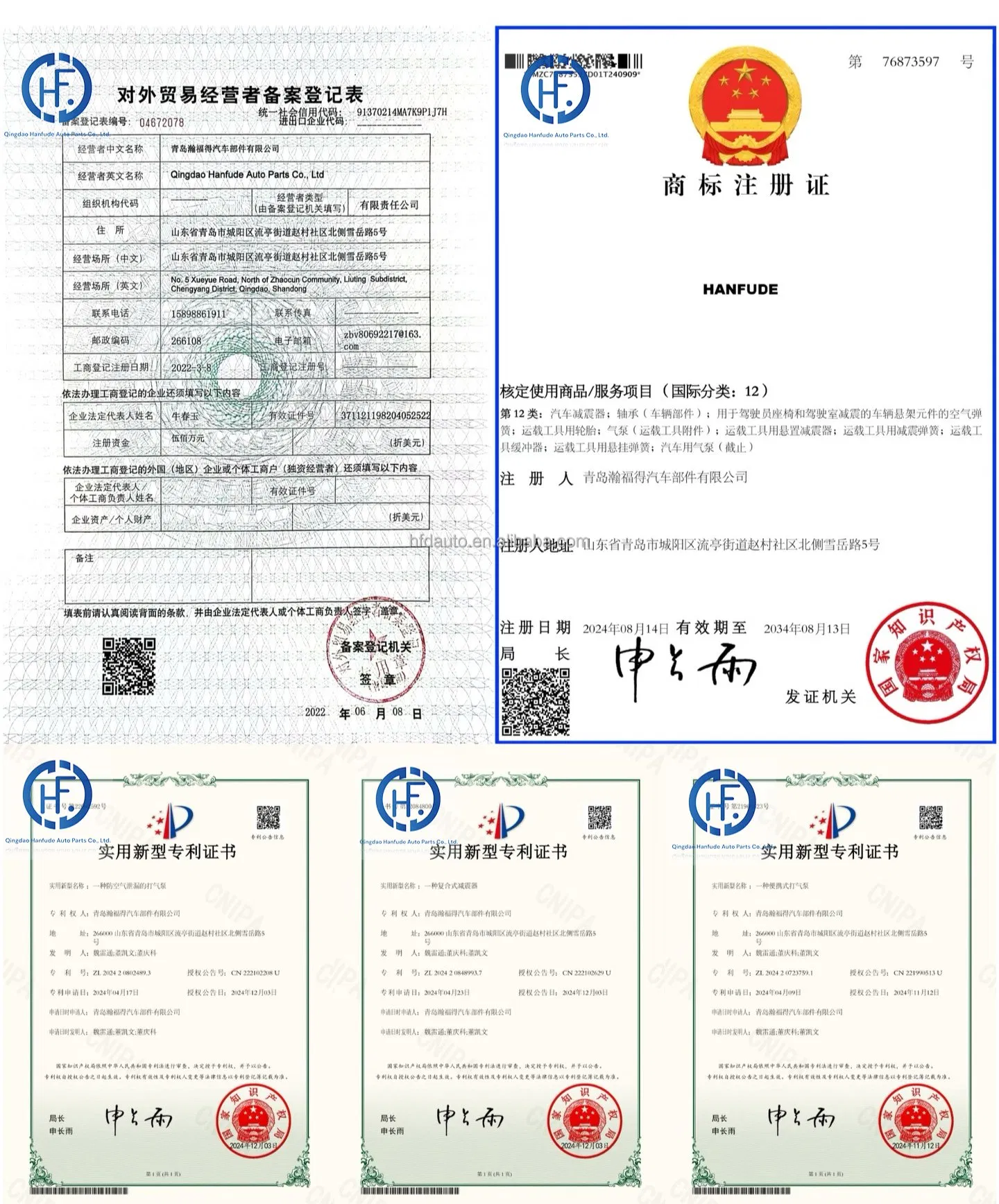 Documentos de Certificación