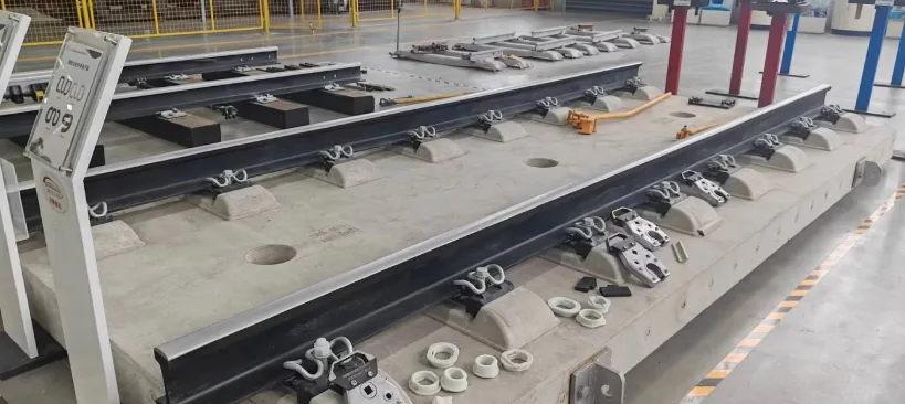 Wj-7 Sistema de fijación de rieles conjunto de fijación de amortiguación antivibración ferrocarril de alta velocidad