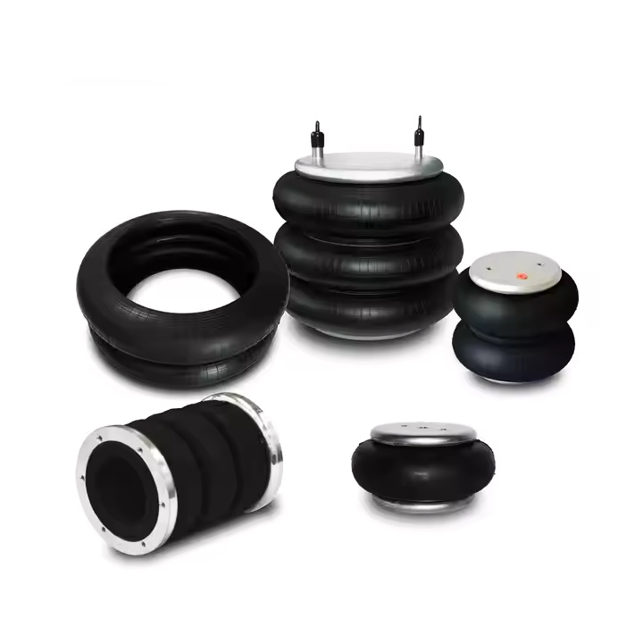 Sistema de absorción de choque de resorte de aire para suspensión de vehículos de carga pesada W02m58-4006