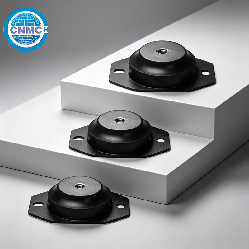 Aislador de bloque silencioso anti-vibración de goma absorbente de impactos personalizable de calidad premium a precio de fábrica OEM ODM