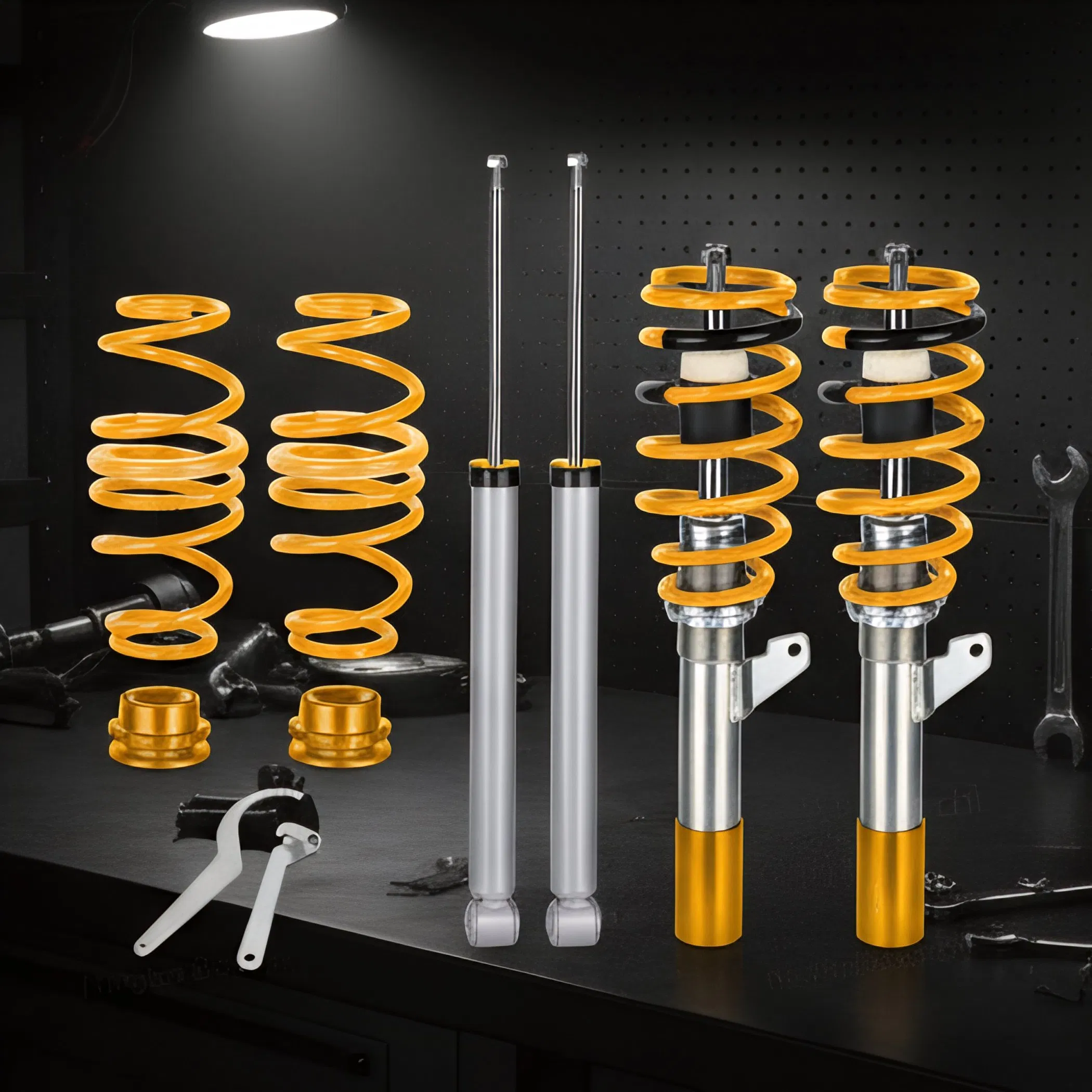 Sistema de suspensión de coilover ajustable para vehículos Seat Leon