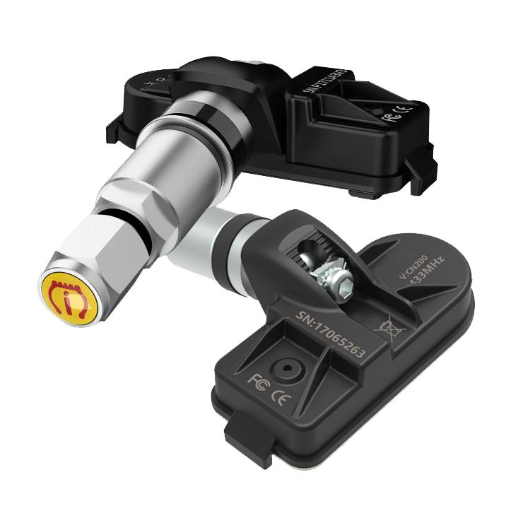 Sistema de monitoreo de presión de neumáticos digital con carga solar y pantalla LCD de fábrica Sensor de temperatura TPMS para camiones, autobuses y automóvile