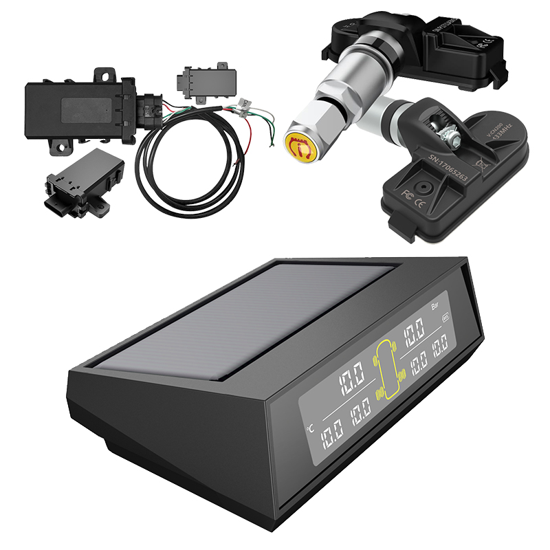 Sistema de monitoreo de presión de neumáticos para automóvil TPMS universal, externo e interno