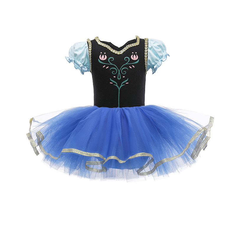 Christmas Carnival Cosplay Belle Kids Party New Year Summer Purple Rapunzel Sofia Baby Girl Tutu Ballet Dance Dress GBSZ-007