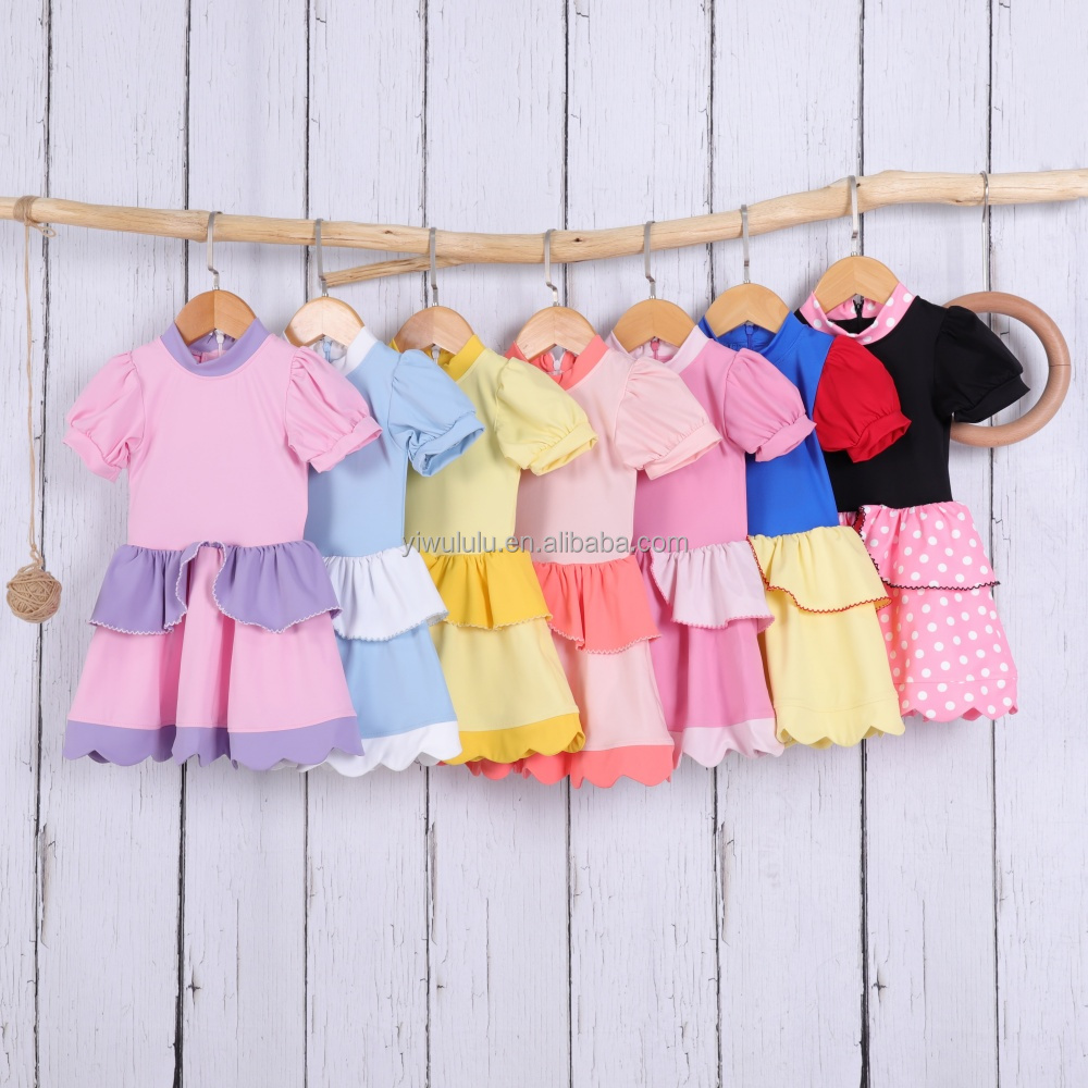 New Update Child Girl Cute Dress Costume Performance Birthday Party Halloween Baby Princess Summer Dresses
