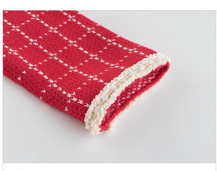 Winter Long Sleeve Kids Girls Pullover Knitted Sweater Dresses
