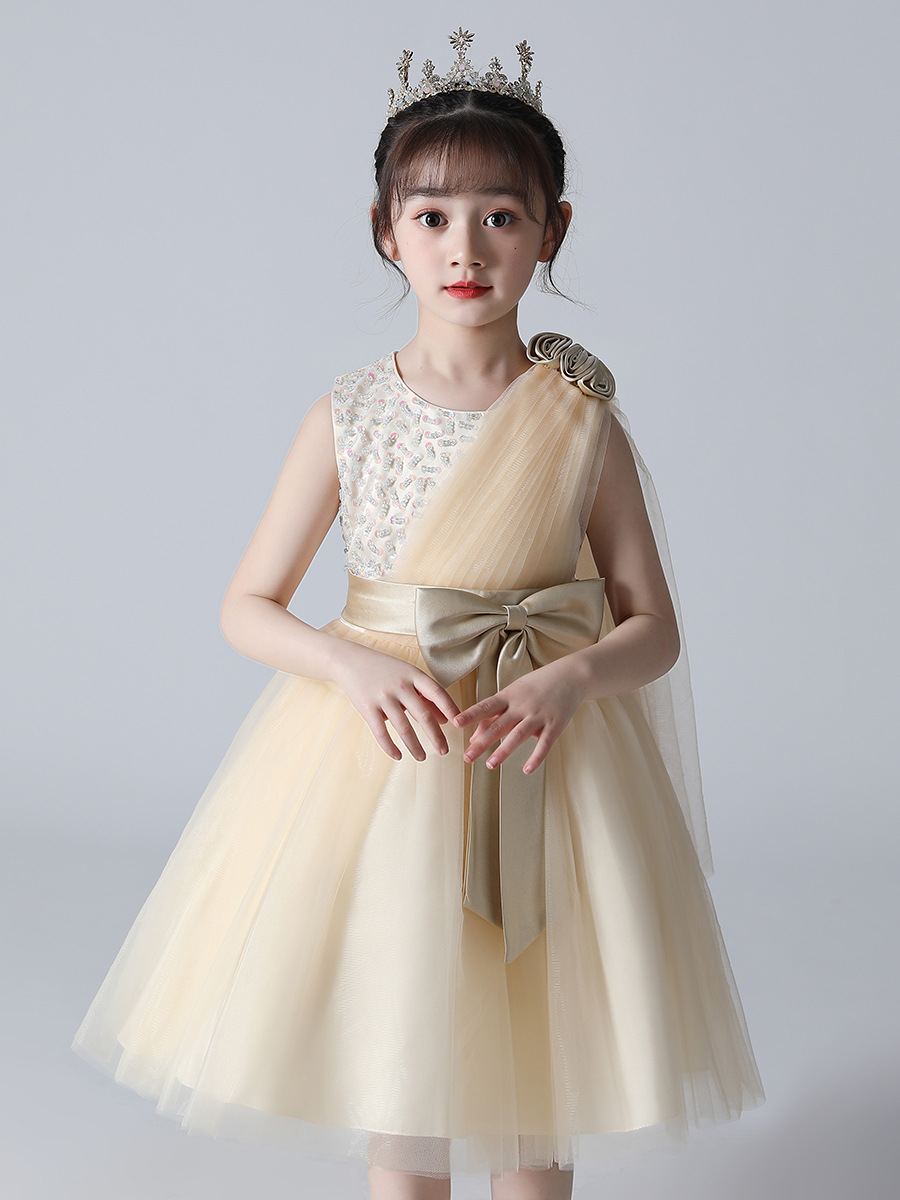High Quality Tulle Princess Dress for Girl Girls Summer Flower Girls' Party Kids Evening Formal Birthday Dresses