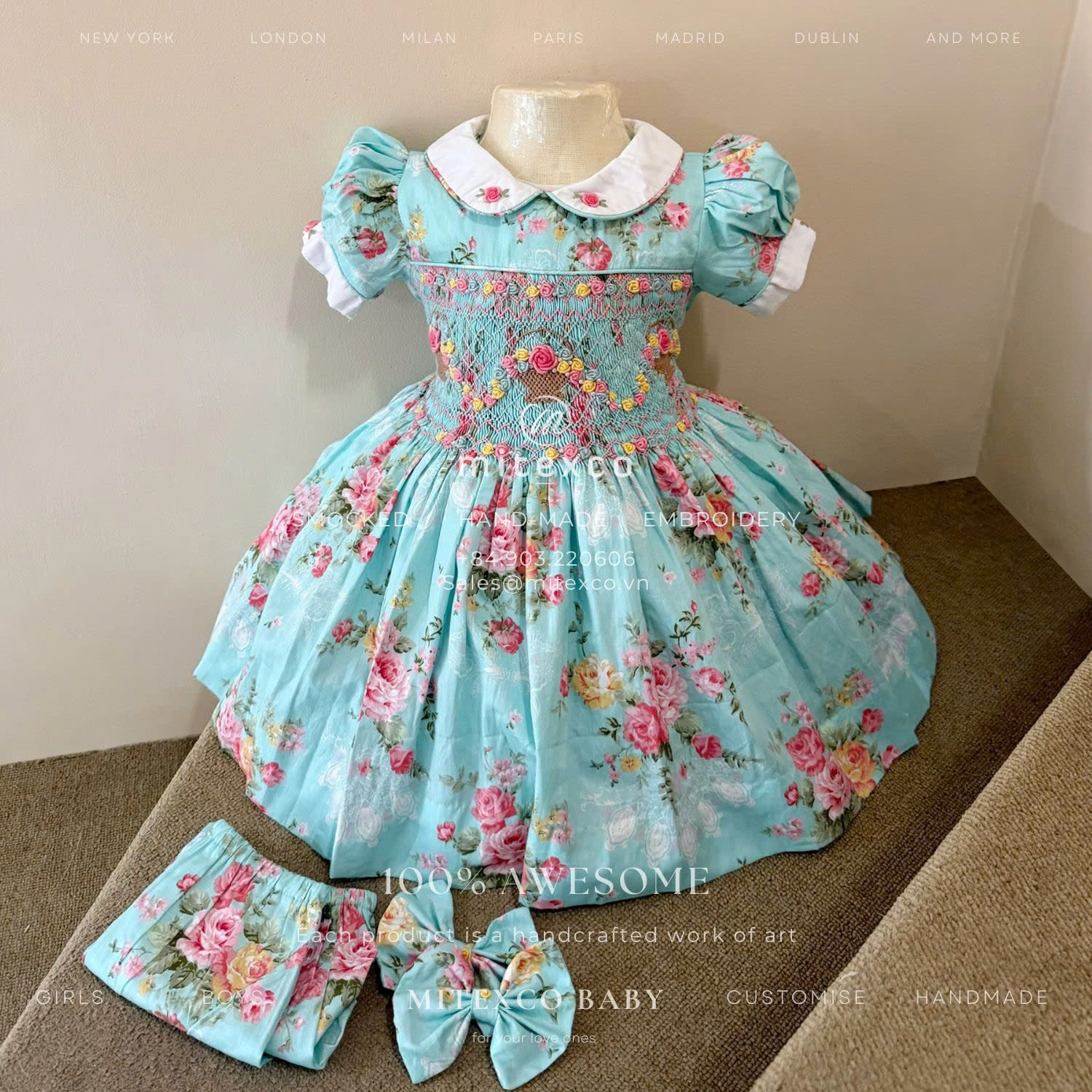 Premium Baby Girl Smock Dress