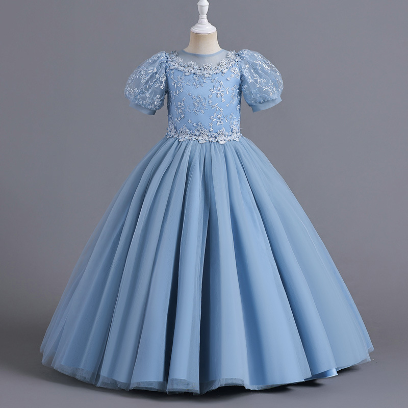Girls Party Dresses for Weddings Children Ball Gown Frock Design Dress Kids Girls