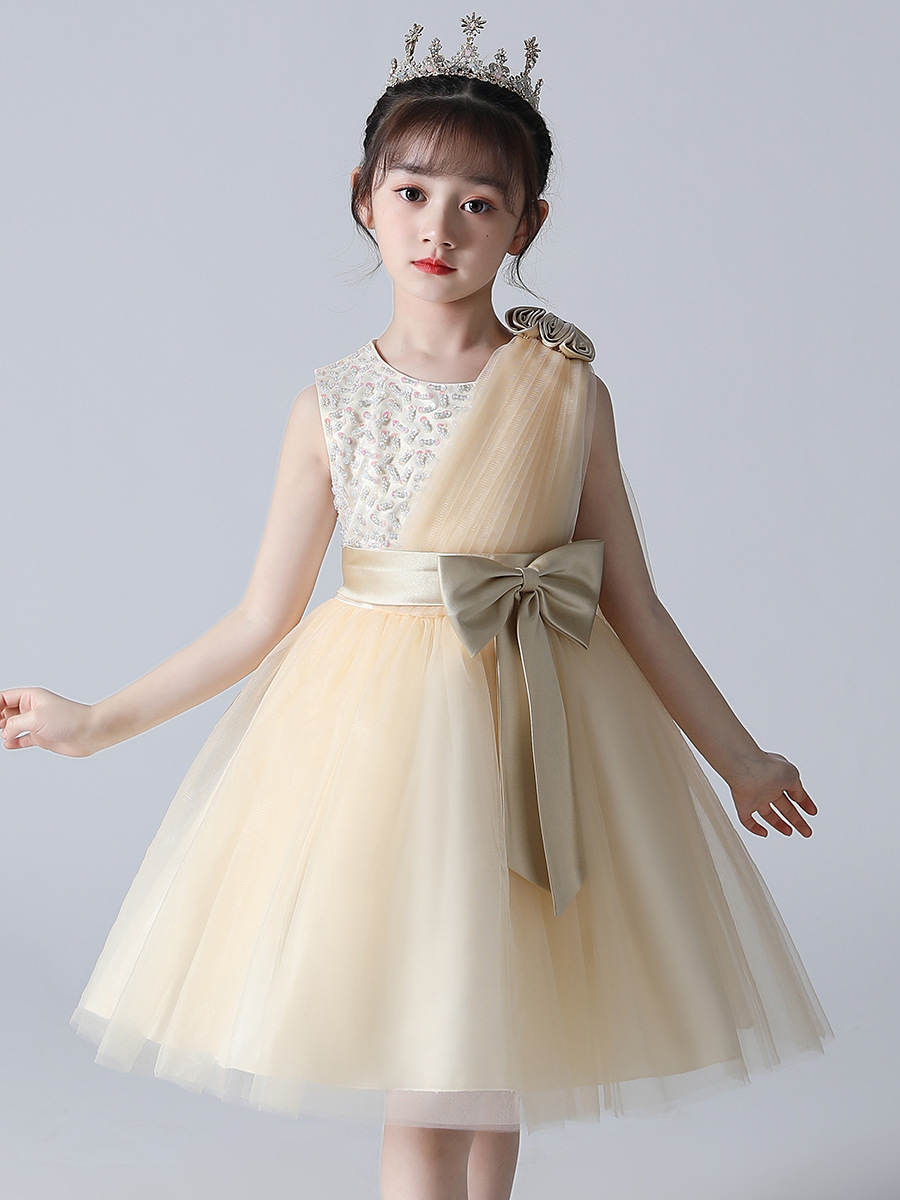 High Quality Tulle Princess Dress for Girl Girls Summer Flower Girls' Party Kids Evening Formal Birthday Dresses