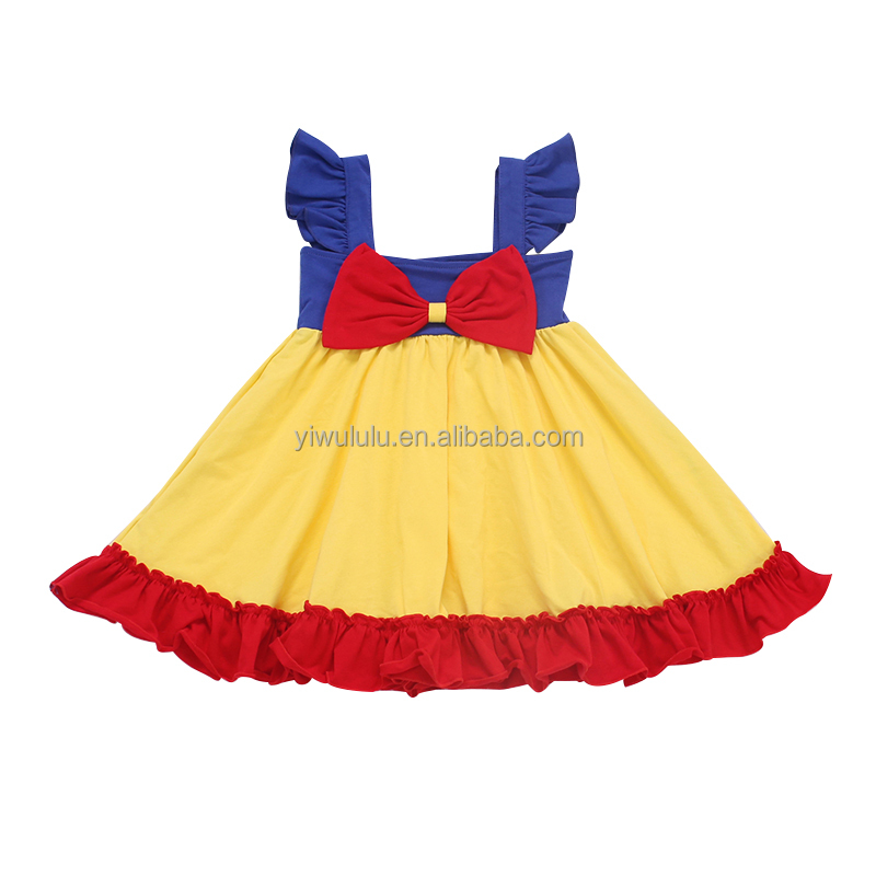 2023 Wholesale Latest Fashion Baby Girl Party Kids Dresses for Children Fancy Flower Petal Evening Little Clothes