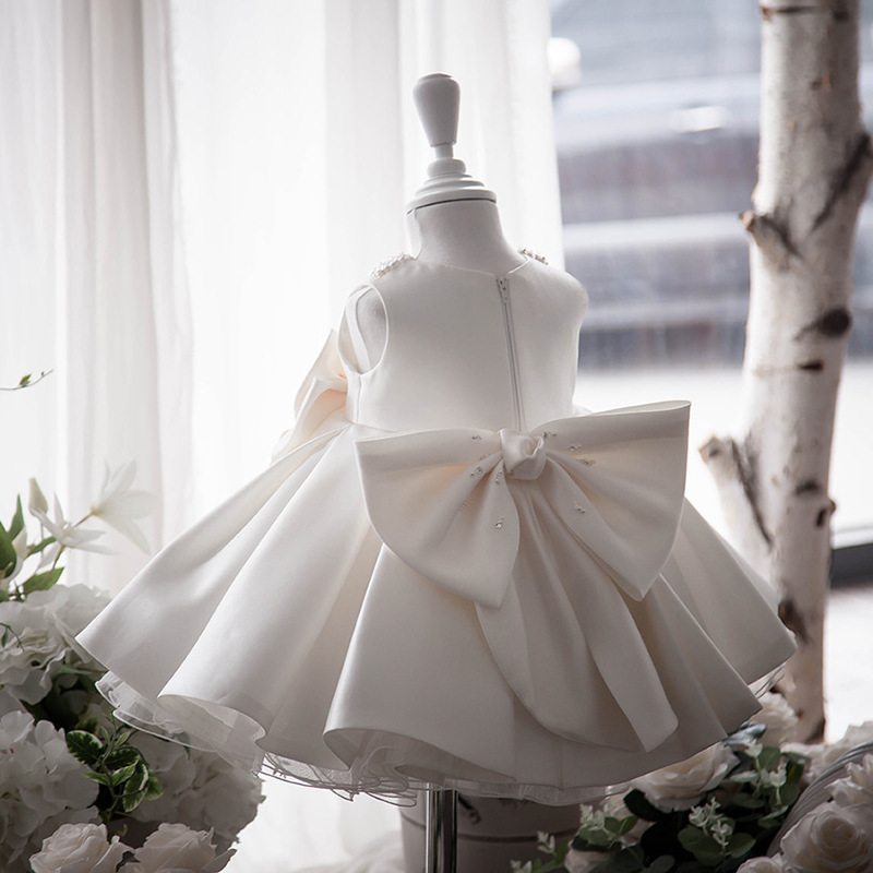 High Quality Beaded 1 Year Girl Birthday Dress