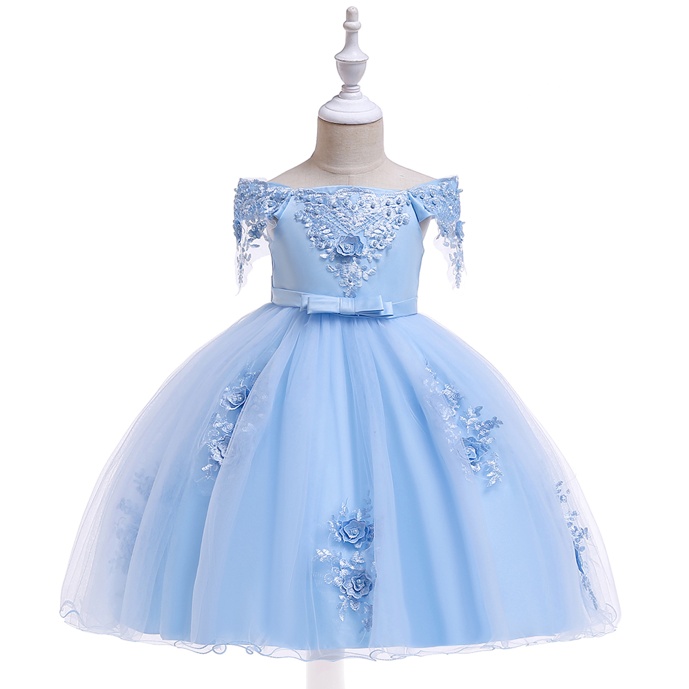 MQATZ Cheap China Wholesale Kids Clothing Girls Party Normal Frock Designs Silver Sequin Dress L5057