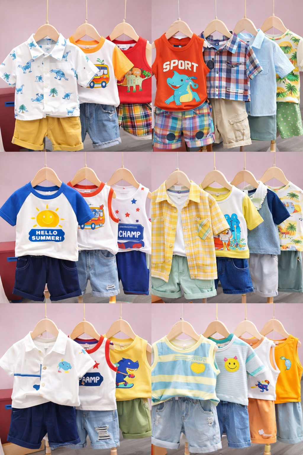 Children's clothes overstock product display 2