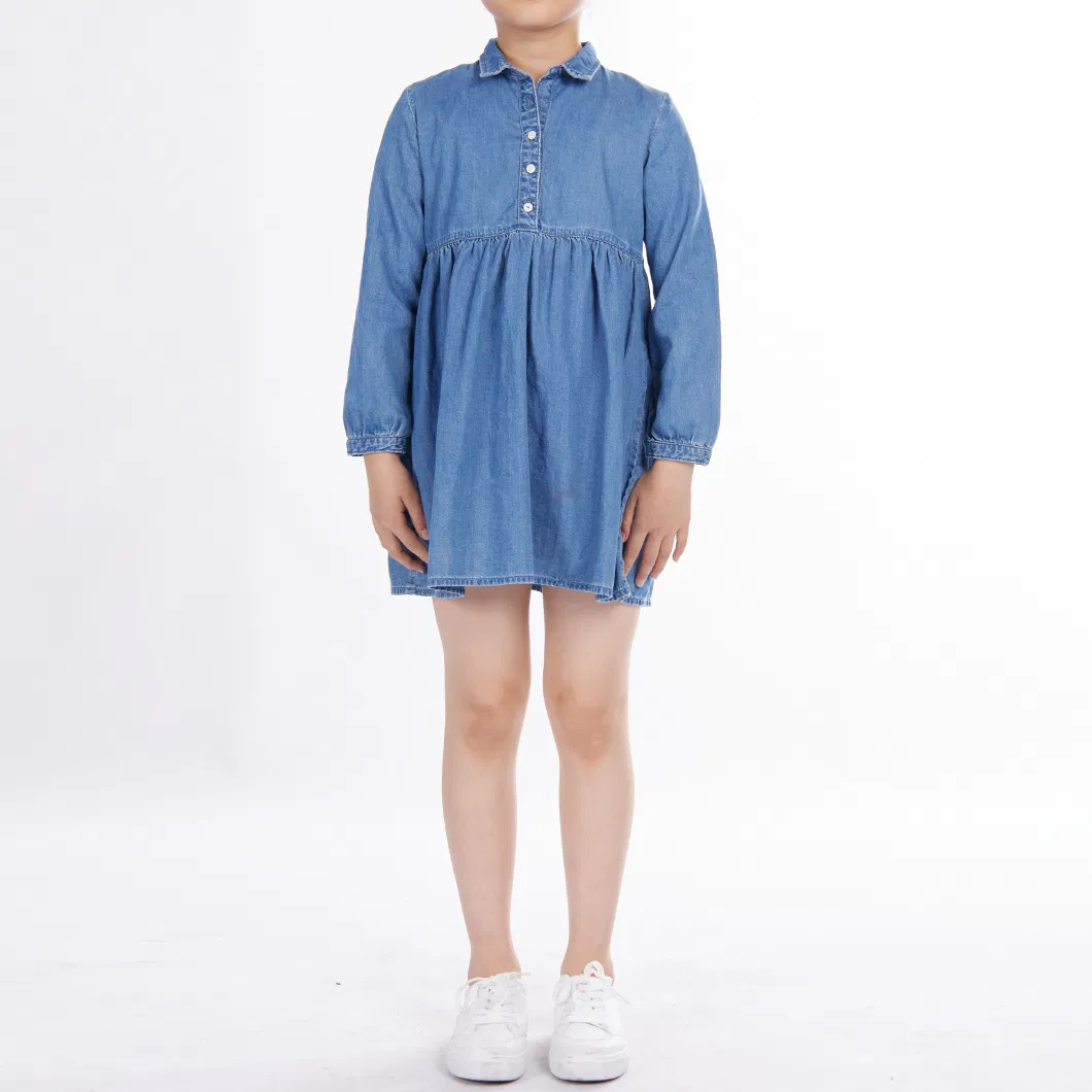 Girl Denim Dress View 1
